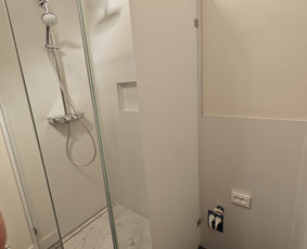 Stiklo dekoravimas - Dekoratyvinės šerkšno plėvelės klijavimas - 2