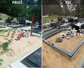 Kapų tvarkymas, priežiūra - Angelų vizija - kapų tvarkymas - 1