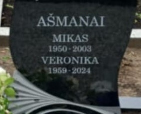 Paminklai kapams, antkapiai - Kapų dengimas plokštėmis, paminklai, raidžių kalimas - 2