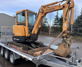 Mini ekskavatoriaus nuoma - Mini ekskavatorius 3 T. nuoma be Operatoriaus - 2