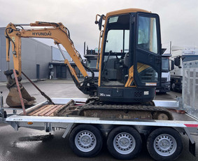 Mini ekskavatoriaus nuoma - Mini ekskavatorius 3 T. nuoma be Operatoriaus - 1