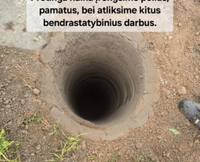 Statybos darbai - Protingomis kainomis pamatų įrengimas - 1