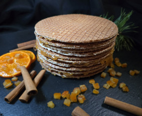 Maistas, konditerija - Desertai - olandiški vafliai. - 4