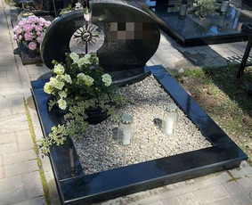 Paminklų gamyba - Kapų dengimas plokštėmis, paminklai, raidžių kalimas - 1