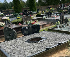 Kapo tvorelės - Kapų dengimas plokštėmis, paminklai, raidžių kalimas - 1
