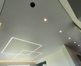 Statybos darbai - Įtempiamos lubos – Led linijos, nišos, greitas montavimas - 2