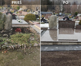 Kapų tvarkymas, priežiūra - Kapaviečių įrengimas, kapaviečių restauracija - 2