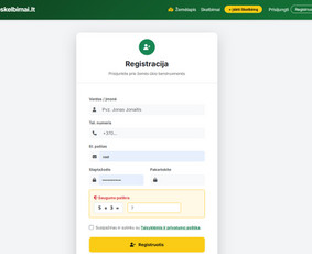 Paslaugos verslui - Interneto svetainių kūrimas. Individualūs sprendimai. - 2