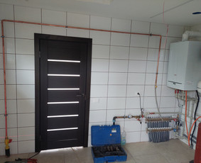 Dujotiekių įvedimas, katilų montavimas, katilinių įrengimas / Augis / Darbų pavyzdys ID 4200279