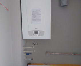 Dujotiekių įvedimas, katilų montavimas, katilinių įrengimas / Augis / Darbų pavyzdys ID 4200297