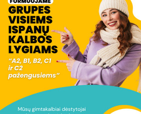 Ispanų kalbos kursai, pamokos - Ispanų kalbos kursai suaugusiems, vaikams ir paaugliams - 1