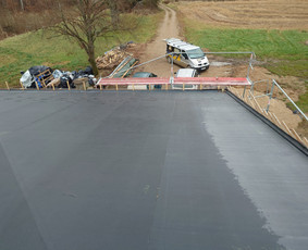 Statybos darbai - Ploksciu stogu dengimas - 3