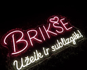 Paslaugos verslui - Led neon ženklų, i&scaron;kabų gamyba - 4