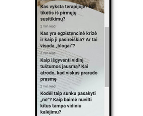 Psichologinė, emocinė pagalba - Psichoterapijos konsultacijos Vilniuje ir nuotoliu - 1