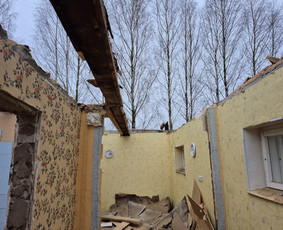 Vidaus apdailos darbai - Griovimo darbai siuksliu isvezimas - 4