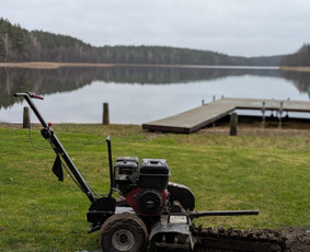 Statybinės technikos nuoma - Skylių grezimas, transeju kasimas, kelmu salinimas - 3
