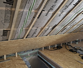 Stogų šiltinimas - Šiltiname pastatus iš vidaus, dedam vatą. - 1