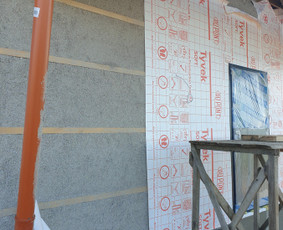 Fasadų, sienų šiltinimas - Šiltiname pastatus iš vidaus, dedam vatą. - 2