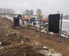 4t Mini ekskavatoriaus,bobcat.polių grežimas.griovimas / Spec. technikos nuoma Vilnius / Darbų pavyzdys ID 4203997