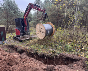 4t Mini ekskavatoriaus,bobcat.polių grežimas.griovimas / Spec. technikos nuoma Vilnius / Darbų pavyzdys ID 4204013