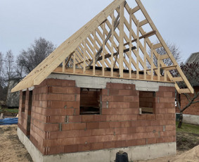 Individualių namų statyba / Statybos darbai / Darbų pavyzdys ID 4204483