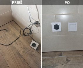 Elektrikas, įvairūs elektros darbai-dideli/smulkūs darbai. / Gediminas / Darbų pavyzdys ID 4204777