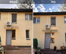 Srautinis valymas - Fasadų, trinkelių, stogų, terasų plovimas ir impregnavimas - 2