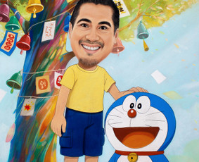 &Scaron;aržų pie&scaron;imas - Portretai i&scaron; nuotraukų: pastelė, grafitas, &scaron;aržai - 1