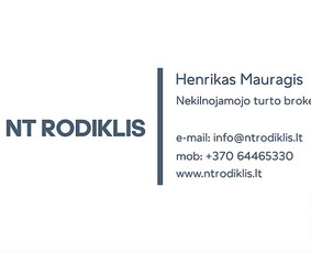Kitos kategorijos - Nekilnojamojo turto brokeris / agentas / Henrikas Mauragis - 2