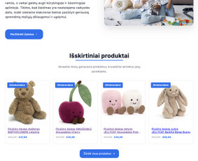 El. parduotuvių kūrimas - Internetinių puslapių kūrimas (Wordpress Shopify t. t.) - 4