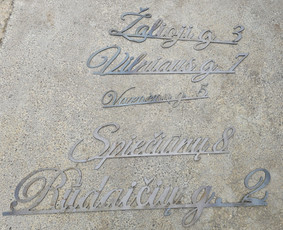 Metalo apdirbimas - Cnc plazminis pjovimas/namų numeriai - 3