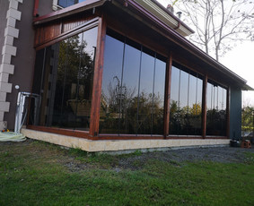 Statybos, apdaila - Terasų stiklinimas - 1