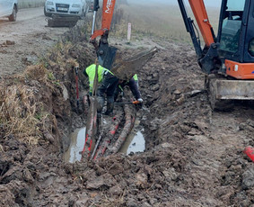 Statybos, apdaila - Mini 2,8t ekskavatoriaus nuoma su operatorium - 2