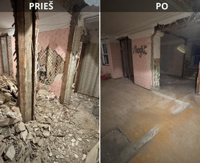 Vidaus apdailos darbai - Griovimo / Demontavimo Darbai - 1