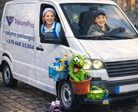 Čiužinių valymas - Valymo paslaugos, laiptinių valymas. - 1