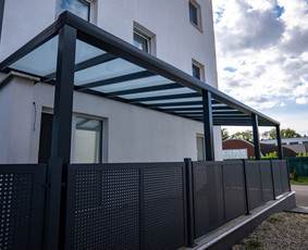 Aliuminio stogeliai, terasų stiklinimas, balkonų stiklinimas / MB D&G Namai / Darbų pavyzdys ID 4211459