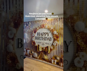 &Scaron;ventinės įrangos nuoma - Gėlių Foto Sienų ir dekoracijų nuoma Jūsų &scaron;ventei - 2