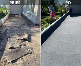 Stogų dengimas, remontas Bitumine danga. / MD STOGAI / Darbų pavyzdys ID 4212071