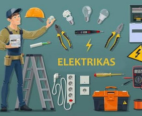 Elektrikas, įvairūs elektros darbai-dideli/smulkūs darbai. / Gediminas / Darbų pavyzdys ID 4212365