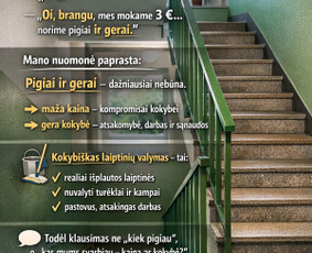 Langų valymas - Valymo paslaugos, laiptinių valymas. - 2