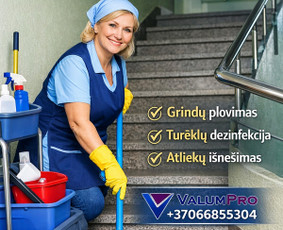 Langų valymas - Valymo paslaugos, laiptinių valymas. - 1