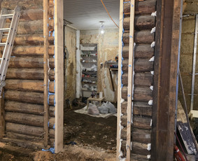 Sodo, mediniai nameliai - Senu Mediniu,muriniu Namu renovacija rekonstrukcija. - 3