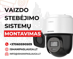 Signalizacijos, kameros, apsaugos sistemos - Apsaugos ir vaizdo stebėjimo sistemos - 1