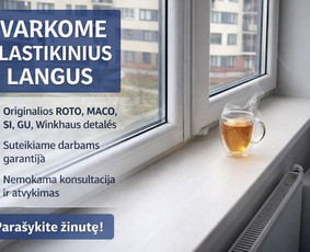 Vidaus apdailos darbai - Langų remontas tvarkymas sandarinimas - 3