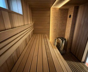 Pirtys, pirčių įrengimas - Pirčių ir prie&scaron;pirčių irengimas. Karkasiniu pirčiu statyba - 1