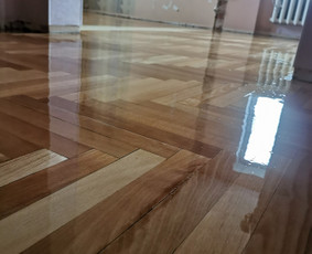 Grindų klojimas, remontas - Parketo &scaron;lifavimas atnaujinimas.klaipėda - 1