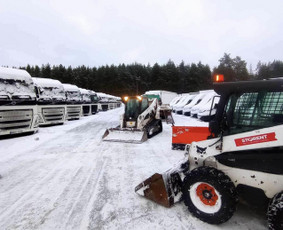Sniego valymas - Sniego valymas, druskos barstymas - 1
