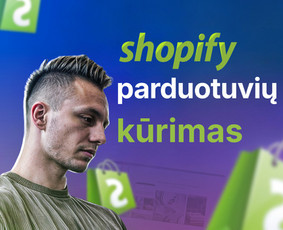 Paslaugos verslui - Shopify El. Parduotuvių Kūrimas ir Programavimas - 1