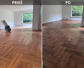 Kokybiški parketo klojimo, šlifavimo darbai Klaipėdoje / Marius Briauka / Darbų pavyzdys ID 4216495