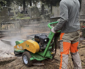 Kelmų naikinimas, frezavimas - Medžių pjovimas, genėjimas, kra&scaron;tovaizdžio priežiūra - 1
